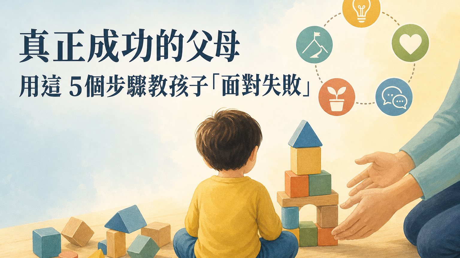 真正成功的父母，用這 5個步驟 教孩子「面對失敗」！學起來，小孩想 不優秀都難