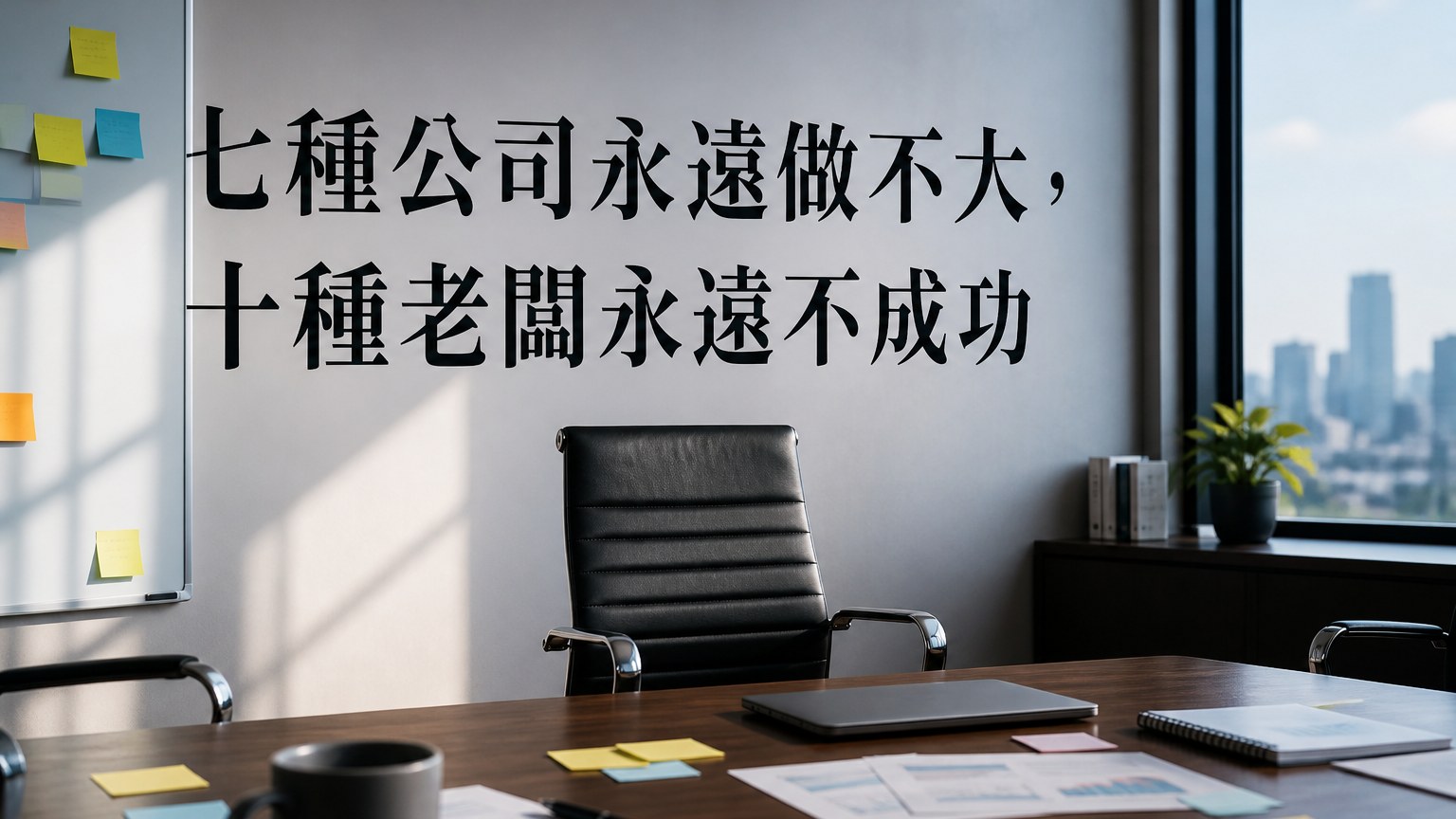 七種公司永遠做不大，十種老闆永遠不成功