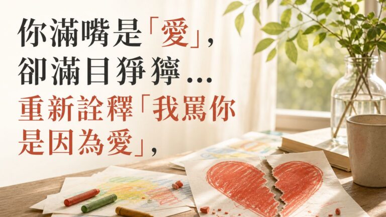 你滿嘴是「愛」，卻滿目猙獰…重新詮釋「我罵你是因為愛」，隋棠婆婆 賴佩霞一席話逼哭全場！