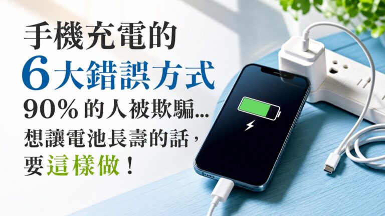 手機充電的 6 大錯誤方式，90% 的人被欺騙… 想讓電池長壽的話，要這樣做！