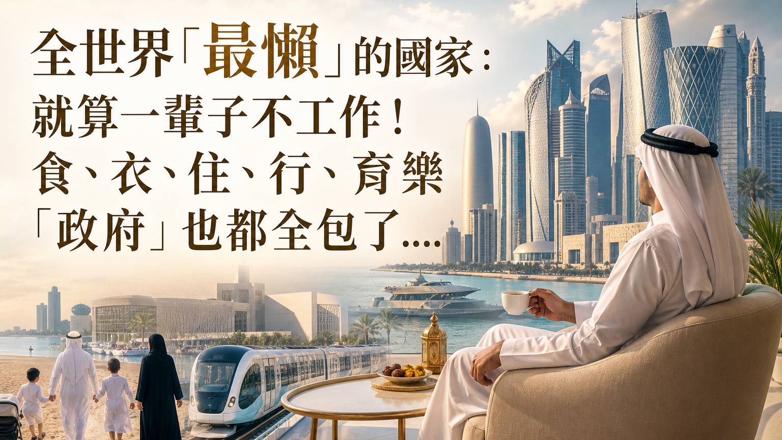 全世界「最懶」的國家：就算一輩子不工作！食、衣、住、行、育樂「政府」也都全包了…