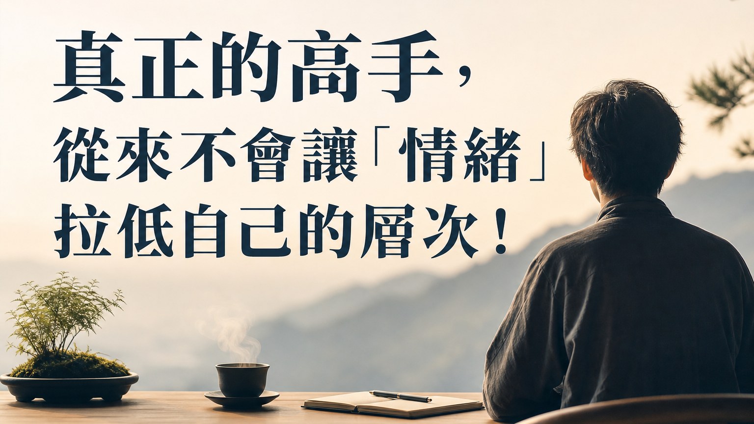 真正的高手，從來不會讓「情緒」拉低自己的層次！