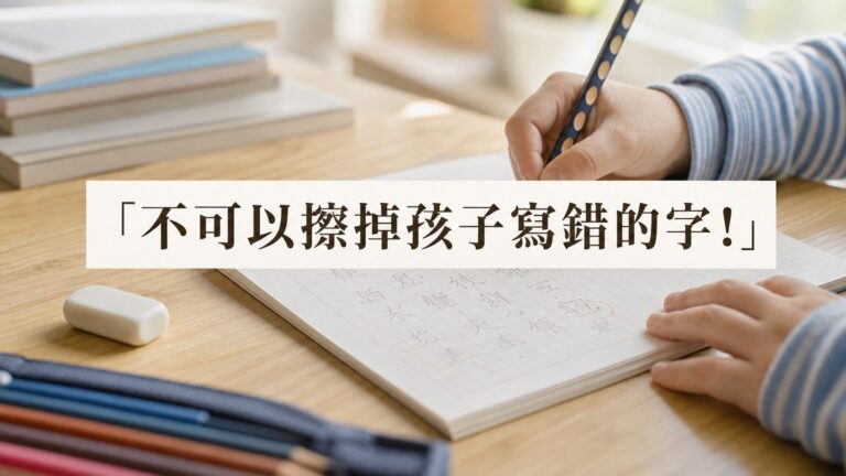 「不可以擦掉孩子寫錯的字！」德國老師禁止父母做的５件事 ( 由衷建議台灣爸媽看看…