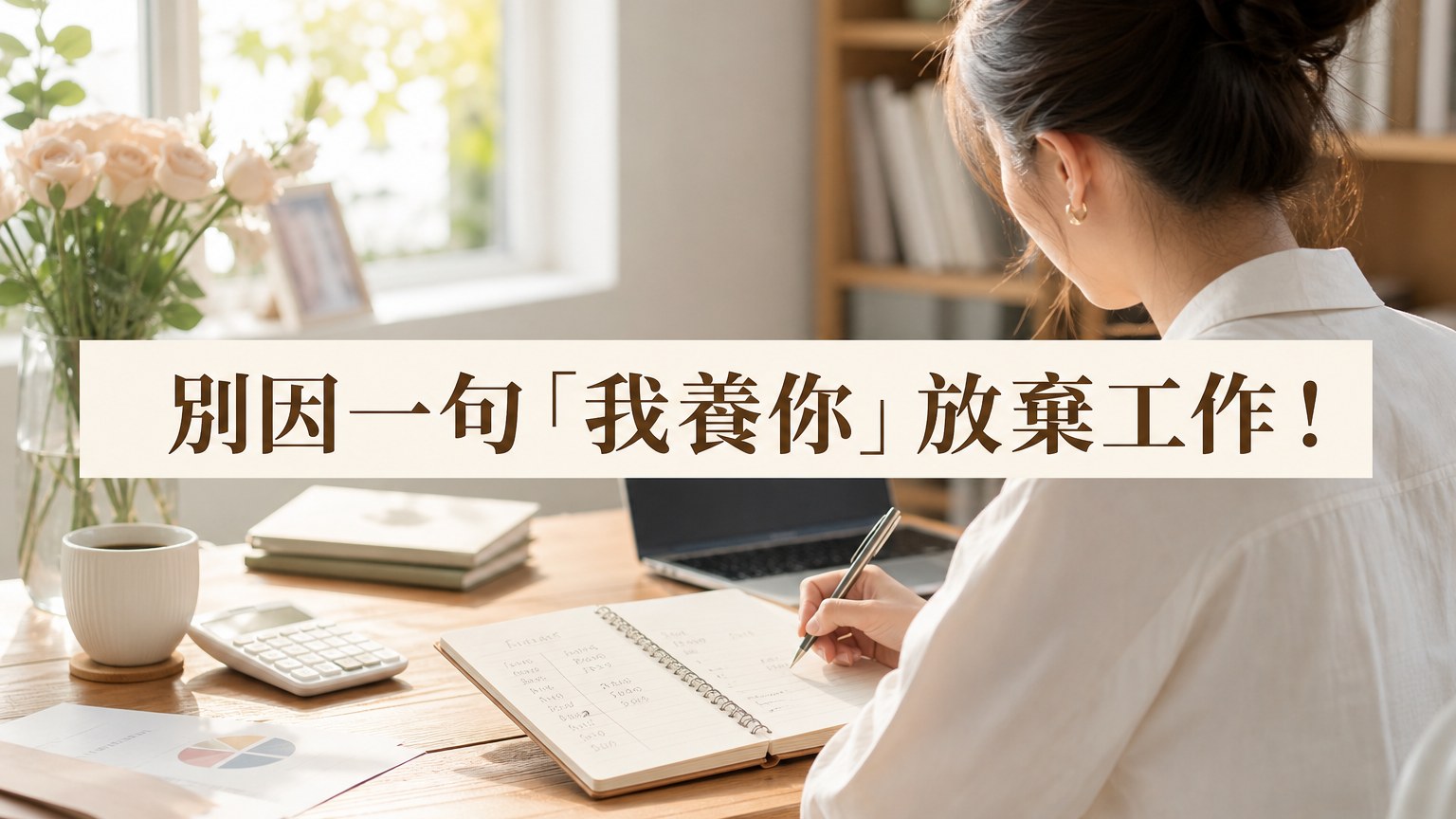 別因 一句「我養你」放棄工作！女人一定要富養自己，才能在婚姻有 底氣