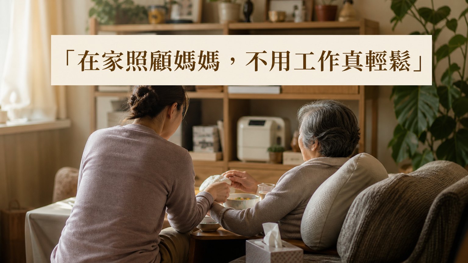 「在家照顧媽媽，不用工作真輕鬆」兄姊的冷嘲熱諷，她淚崩回應：只出錢、不出力的孝子，誰不想當？