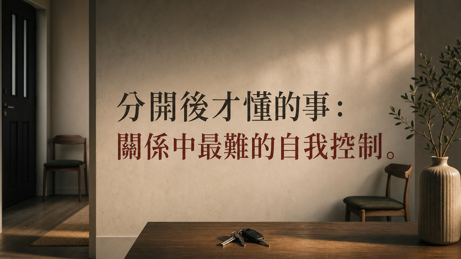 臭脾氣如同「家庭暴力」，會害你的婚姻斷氣！回家前調整好心情， 是感情中最基本的自律