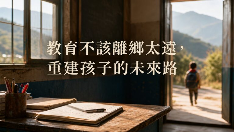 爸媽在精神療養院相戀、生下他，卻讓他成為「瘋子的小孩」偏鄉教師文國士：好好長大，需要很多幸運
