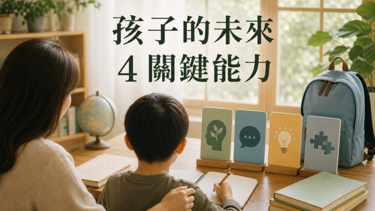 你最該留給孩子的 不是房子、金錢，而是這 4個「能力」！