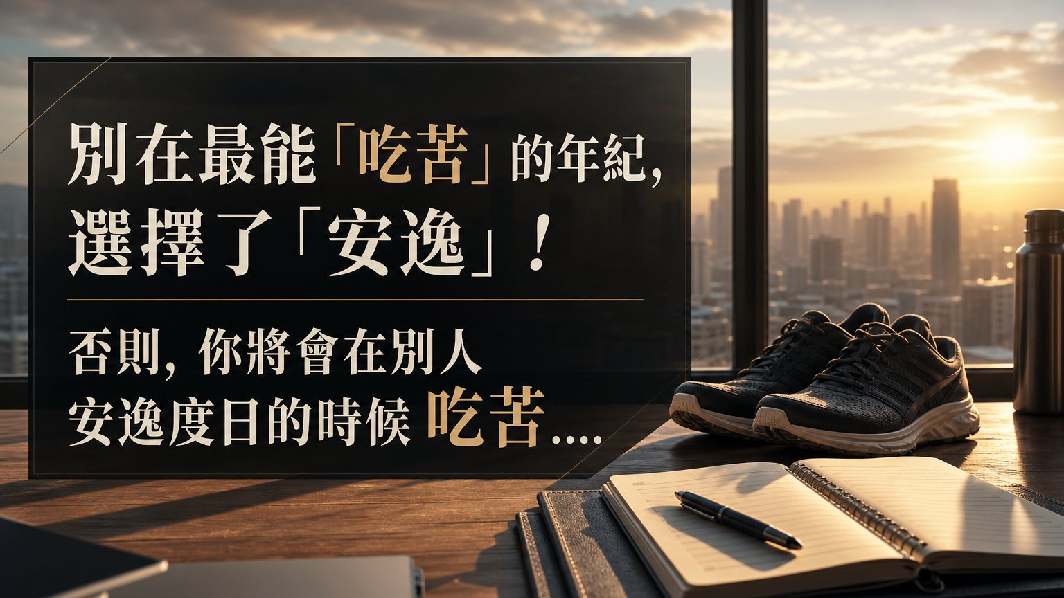 別在最能「吃苦」的年紀，選擇了「安逸」！否則，你將會在別人安逸度日的時候 吃苦…