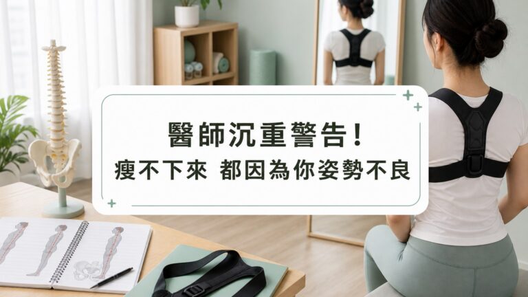 醫師沉重警告！瘦不下來 都因為你姿勢不良…「骨盆變形」！ 快學這６招，幫你喬回來～