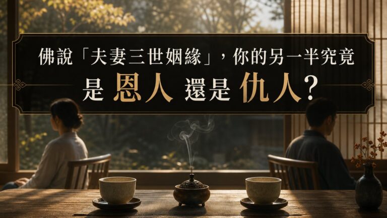 佛說「夫妻三世姻緣」，你的另一半究竟是 恩人 還是 仇人？​