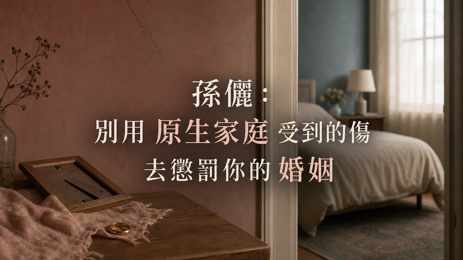 孫儷：別用 原生家庭 受到的傷，去懲罰你的 婚姻