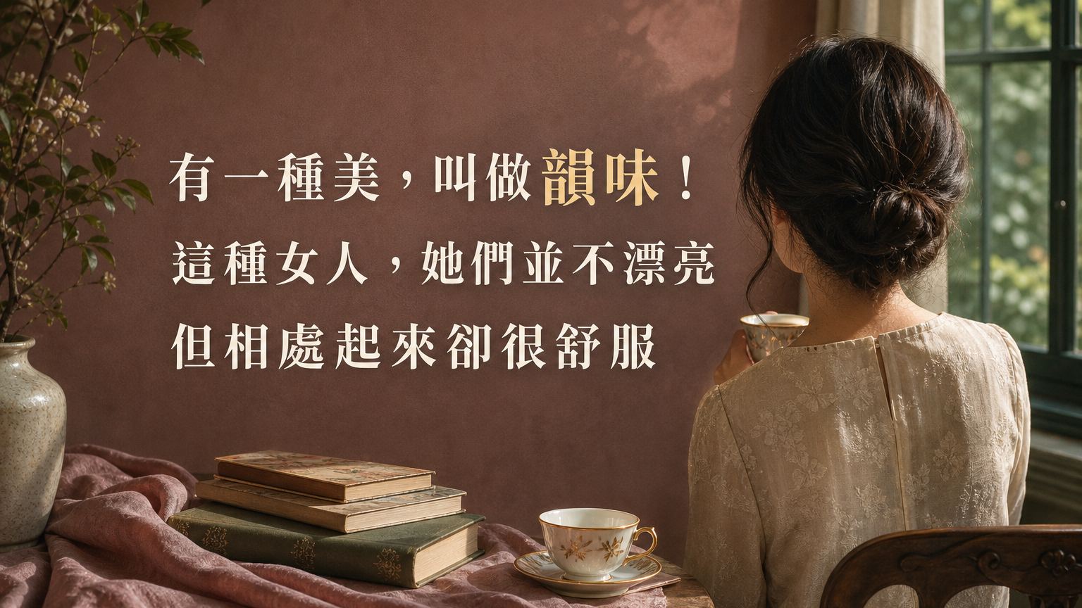【有一種美，叫做韻味！】這種女人，她們並不漂亮，但相處起來卻很舒服