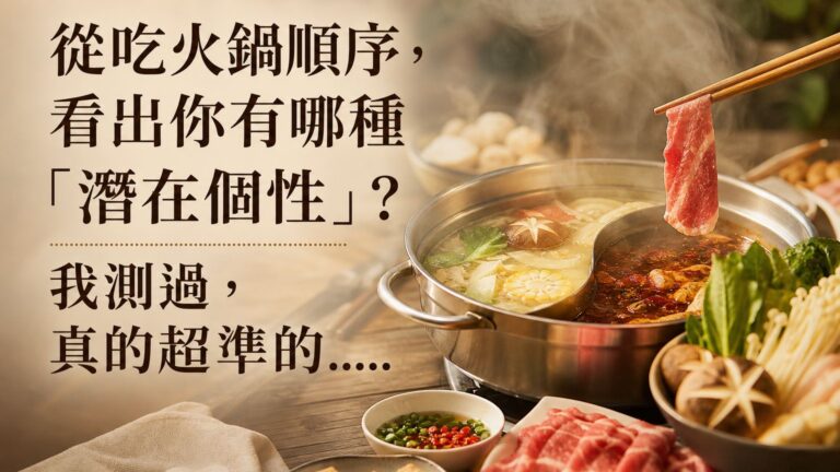 從吃火鍋順序，看出你有哪種「潛在個性」？我測過，真的超準的….