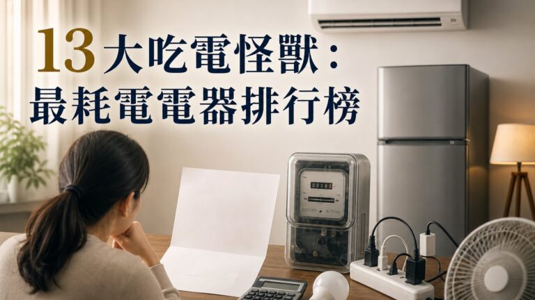 1 3 大 吃電怪獸！最耗電的電器排行榜出爐 … 原來就是「它」在我的帳單作祟！