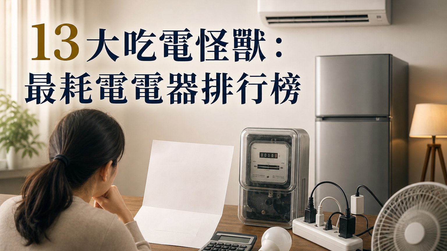 1 3 大 吃電怪獸！最耗電的電器排行榜出爐 … 原來就是「它」在我的帳單作祟！