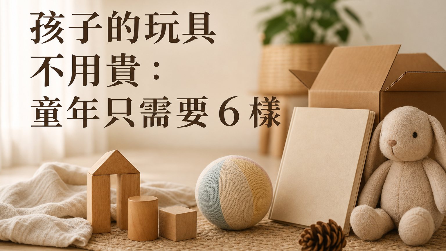 孩子的玩具 不用貴！寶寶的童年只需要這 6 樣，其他都多餘的！(最後一樣現在還留著…)