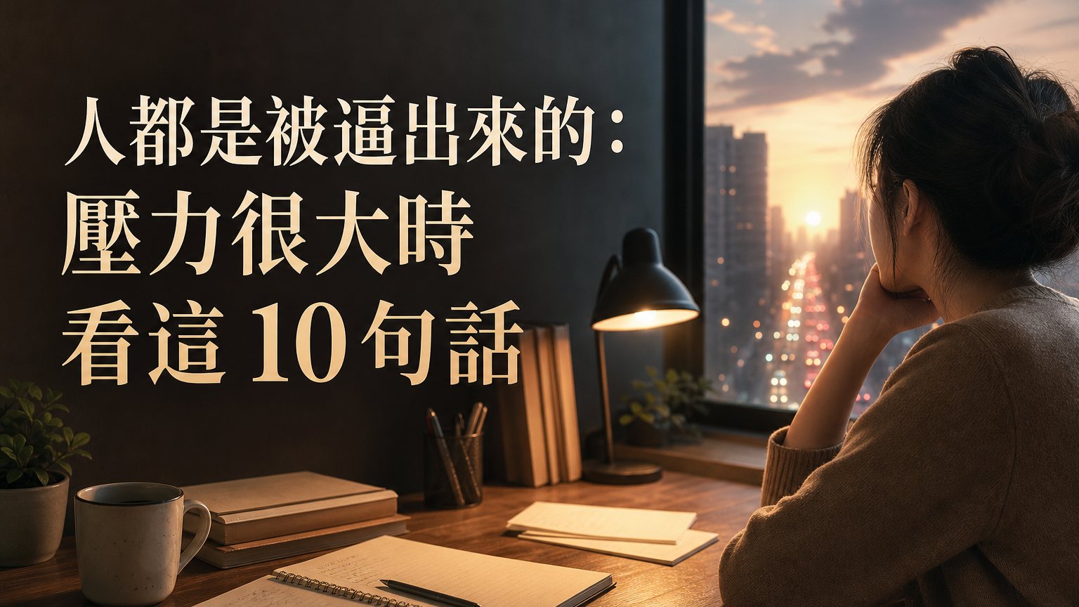 人都是被逼出來的！ 如果你覺得壓力很大…就看看這 10句話！ (對你人生很有幫助….)