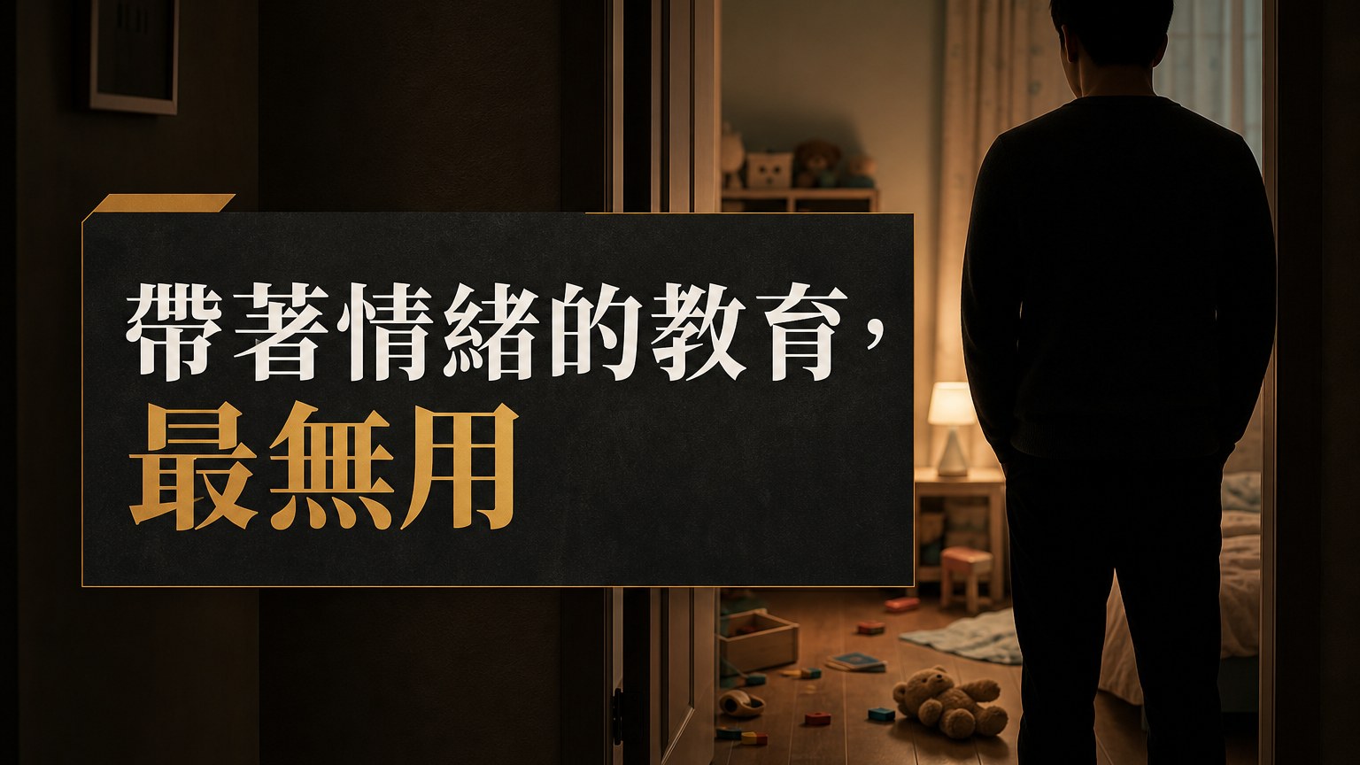 吼孩子時，你有考慮 孩子的感受嗎？ 帶著「情緒」的教育， 是最「無用」的教育…
