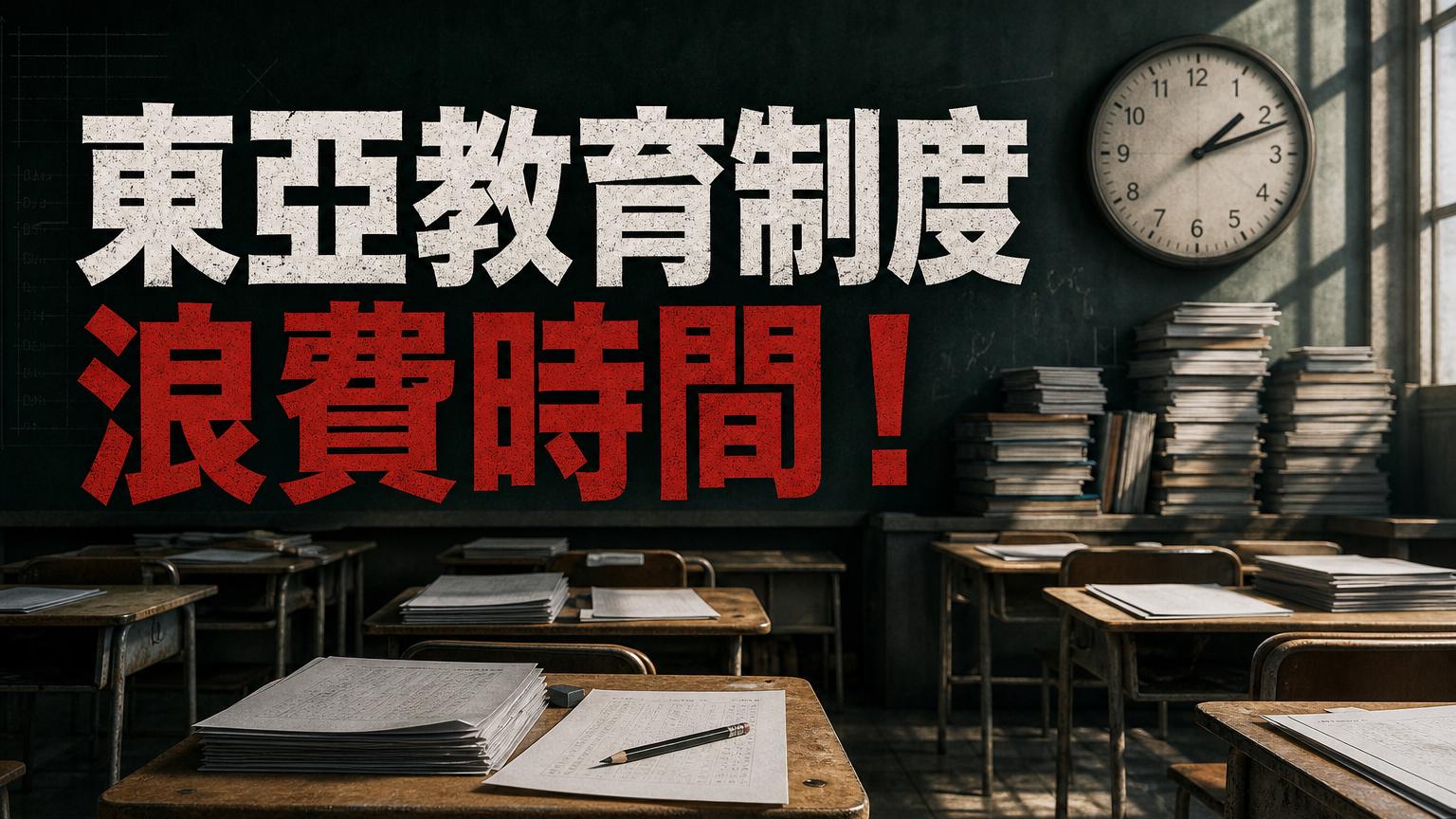 諾貝爾獎得主：「東亞教育制度浪費時間！」一席話點出台灣、日、韓、中教育的 共通弊病