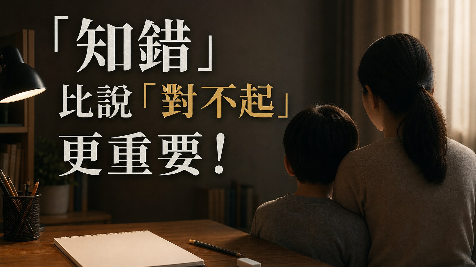 「知錯」比說「對不起」更重要！為什麼台灣小孩 很會道歉，卻不會「真心認錯」…