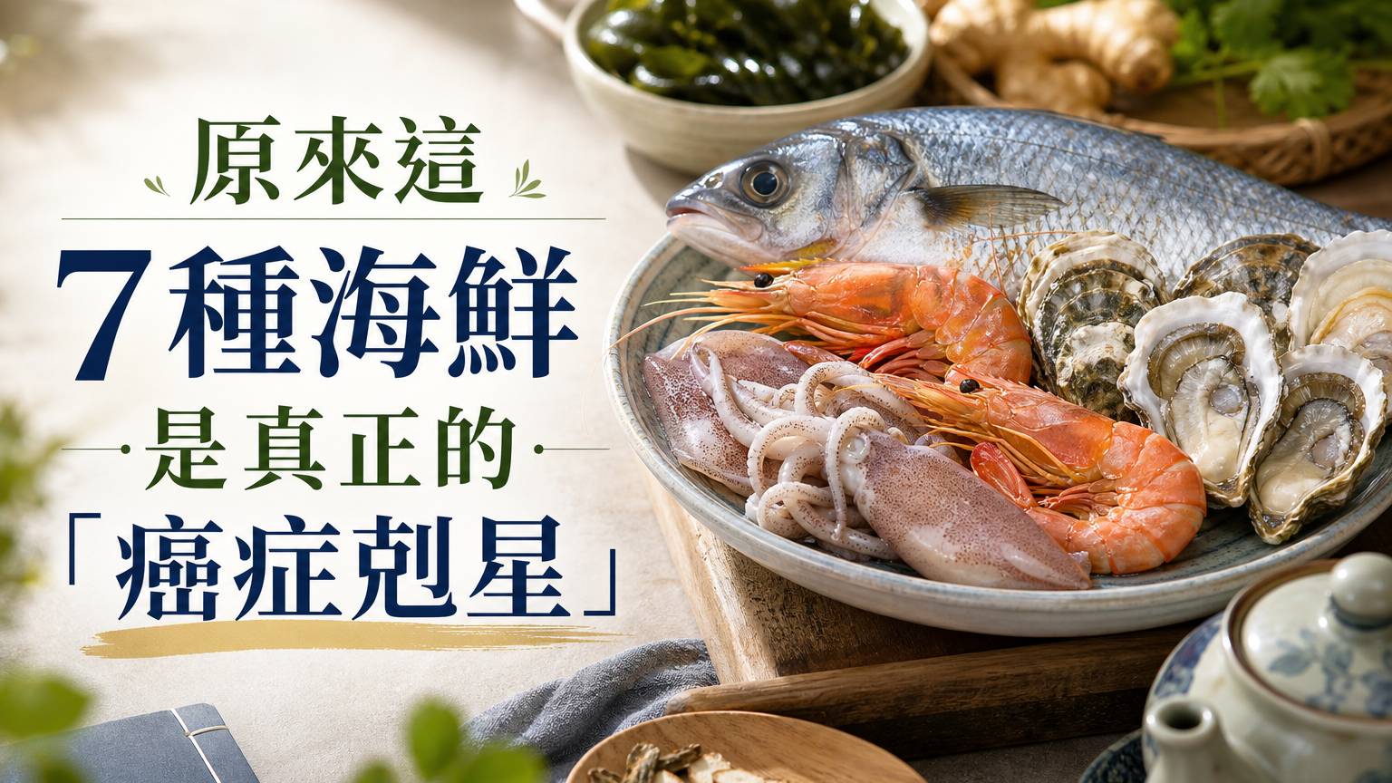 原來這 7種海鮮是真正的「癌症剋星」，你肯定不知道的老中醫 養生秘笈！
