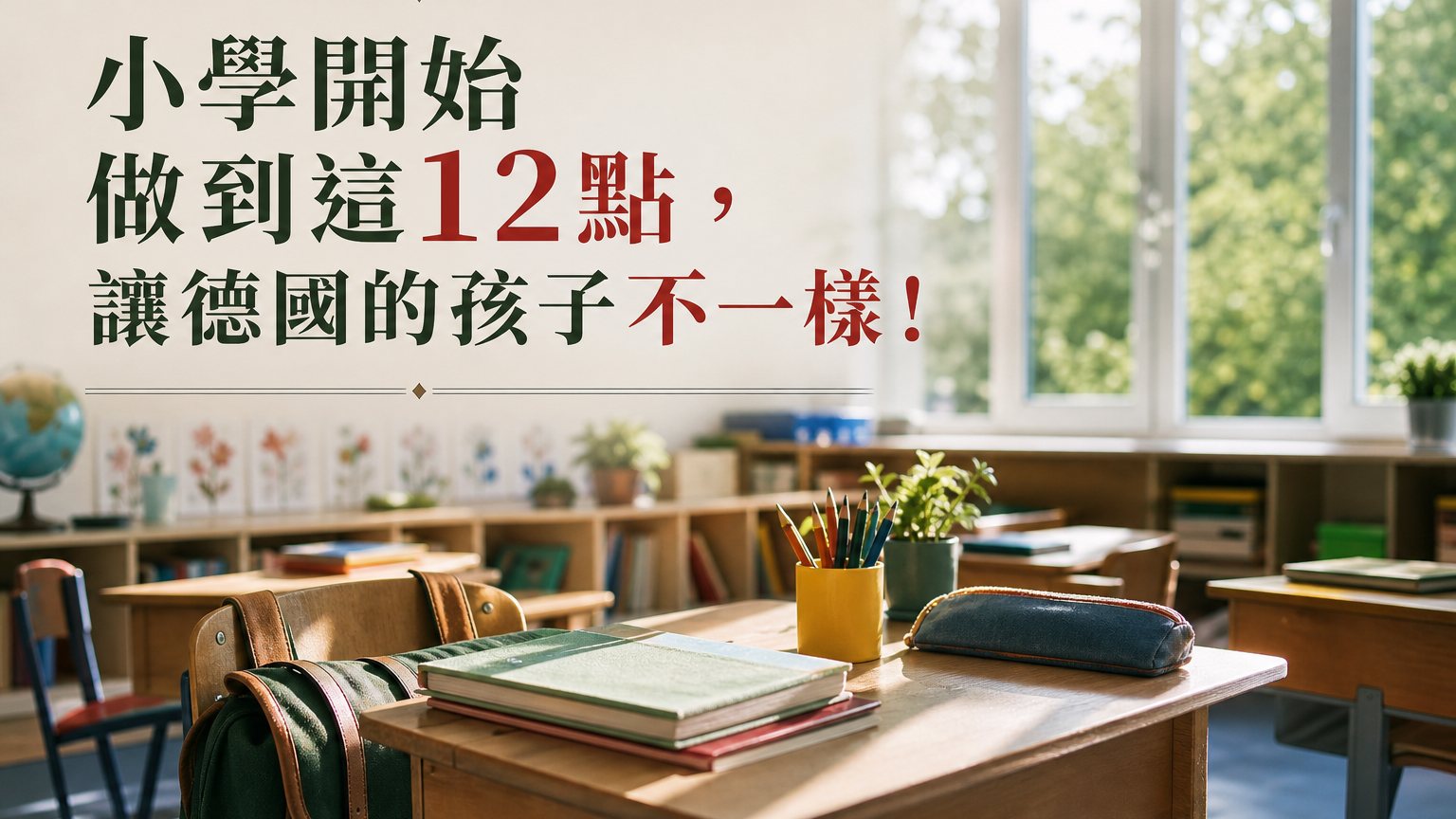 小學開始做到這 12 點，讓德國的孩子不一樣！反觀台灣教育，令人感慨萬千…