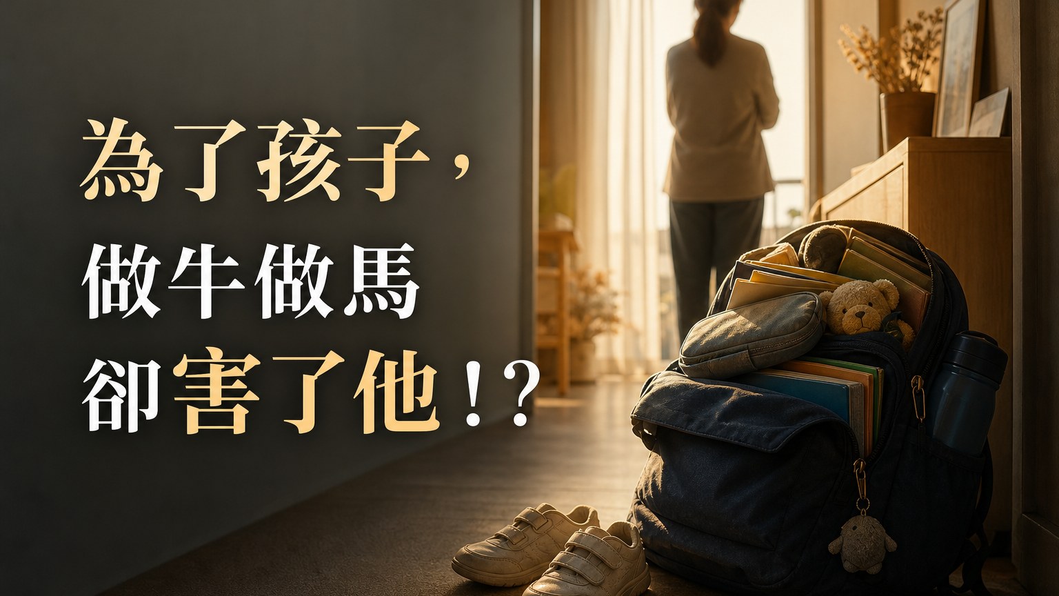 為了孩子，做牛做馬 卻害了他！？無論你當父母了沒，都該看看這篇…