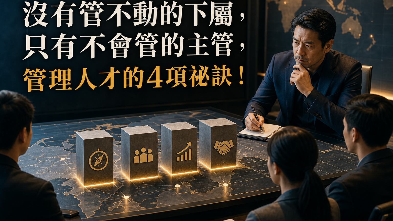 沒有管不動的下屬，只有不會管的主管，管理人才的 4 項祕訣！看完，我手指忍不住按分享給老闆啊…