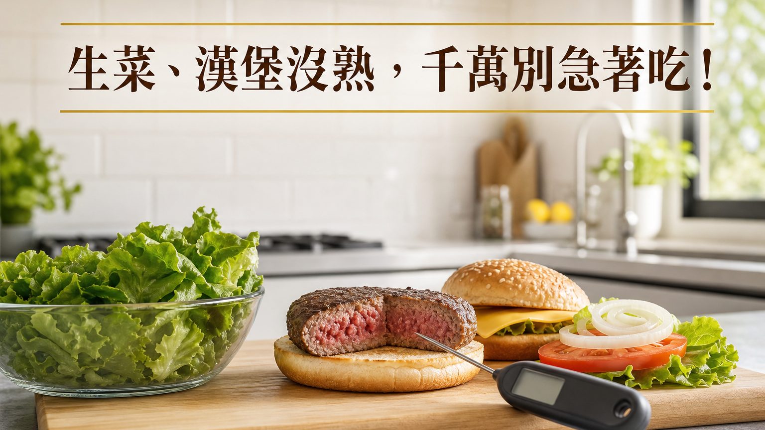 生菜、漢堡沒熟，千萬別急著吃！ 快用這 ４種「方便又省錢」的方法，就可以消除惹人厭的「大腸桿菌」！