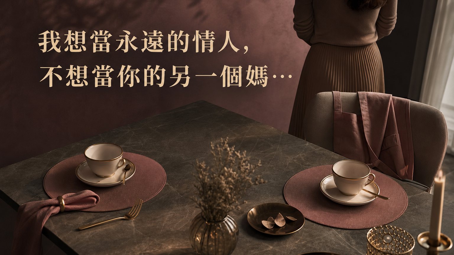 「我想當永遠的情人，不想當你的另一個媽…」不婚女子最現實的獨白：為什麼婚後 我只能是煮飯婆？