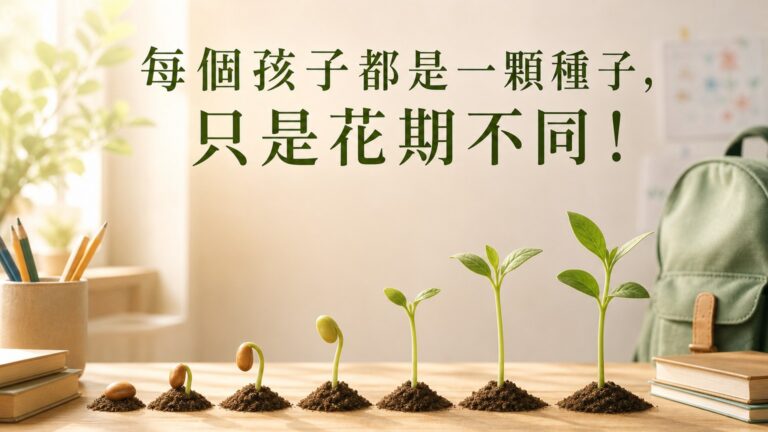 每個孩子都是 一顆種子，只是花期不同！一位老師給天下父母 最真誠的教育提醒（值得一看）