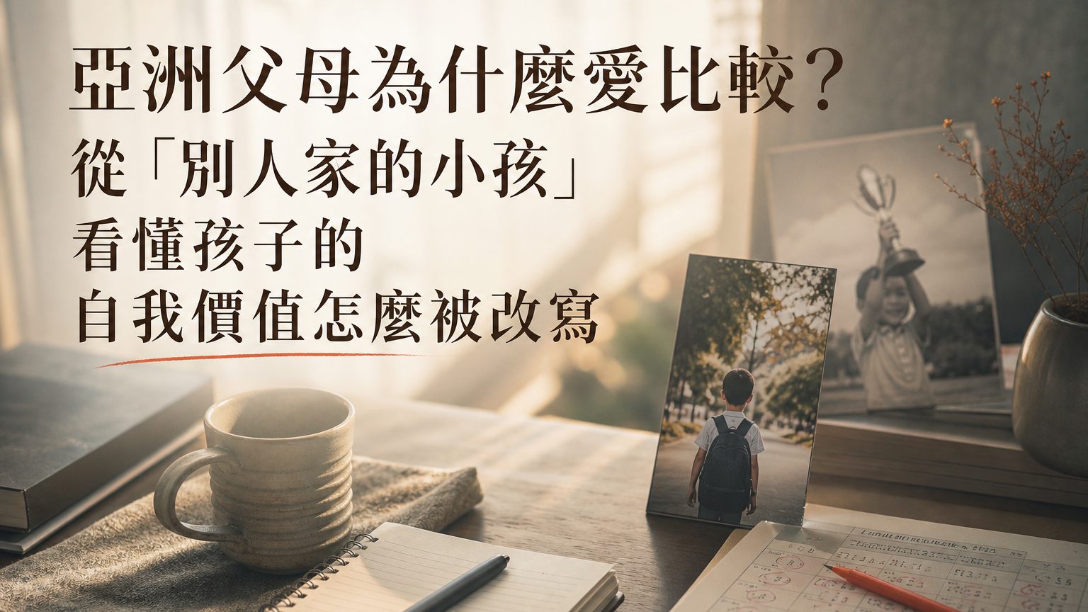 【亞洲父母】爸媽為什麼愛比較？從「別人家的小孩」看懂孩子的自我價值怎麼被改寫