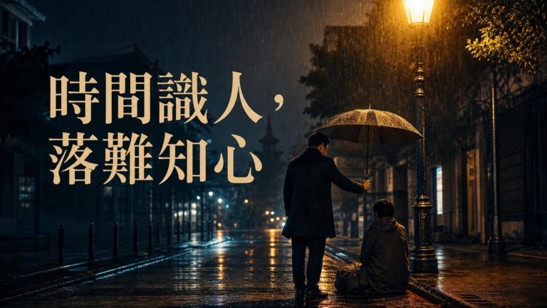 「時間識人，落難知心」比起錦上添花，雪中送炭才是真的難能可貴.. (深度好文)