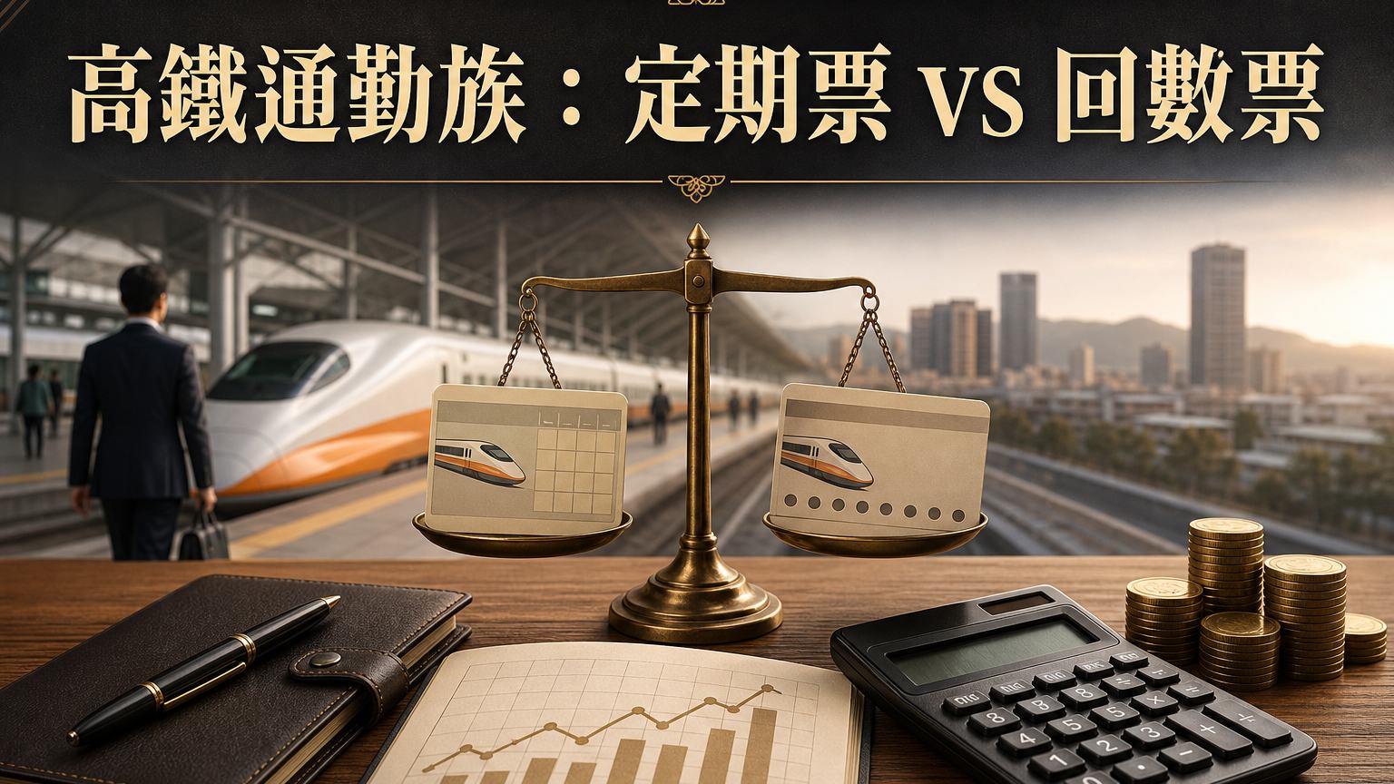 高鐵通勤族的抉擇：定期票 VS 回數票，用哪張最划算？