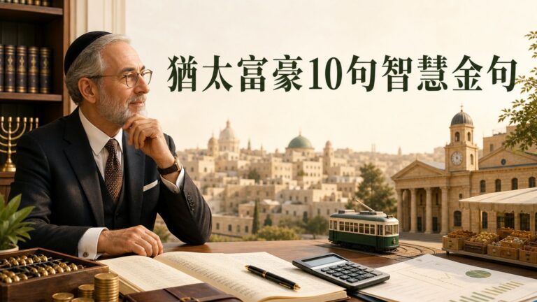 猶太富豪最有名的 10 句智慧金句！看了才懂，難怪他們長大都變 有錢人！