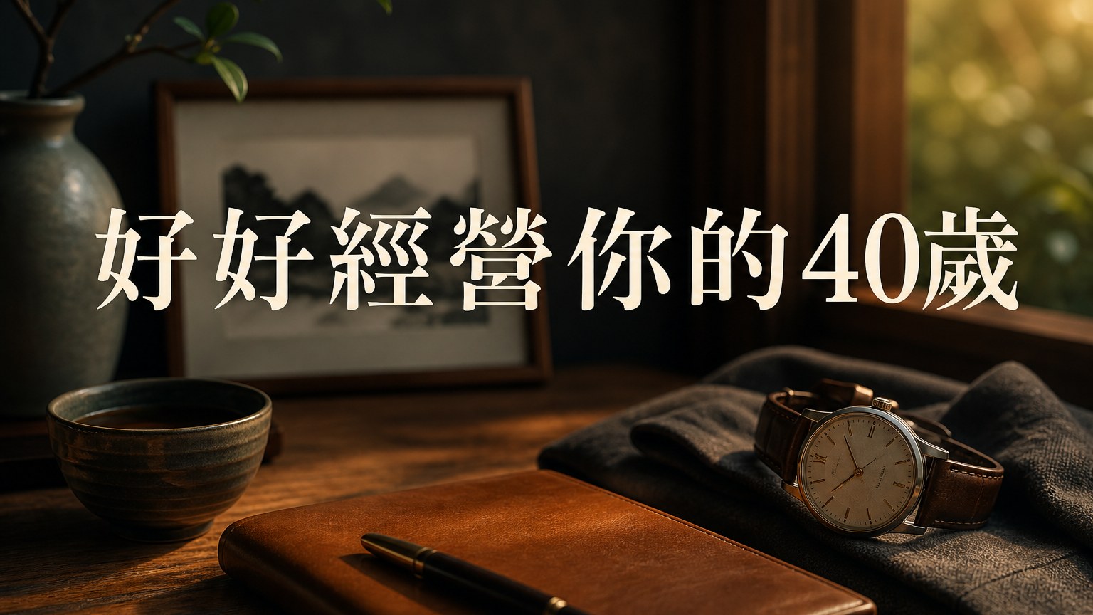 好好經營你的40歲，13句名言送給你！