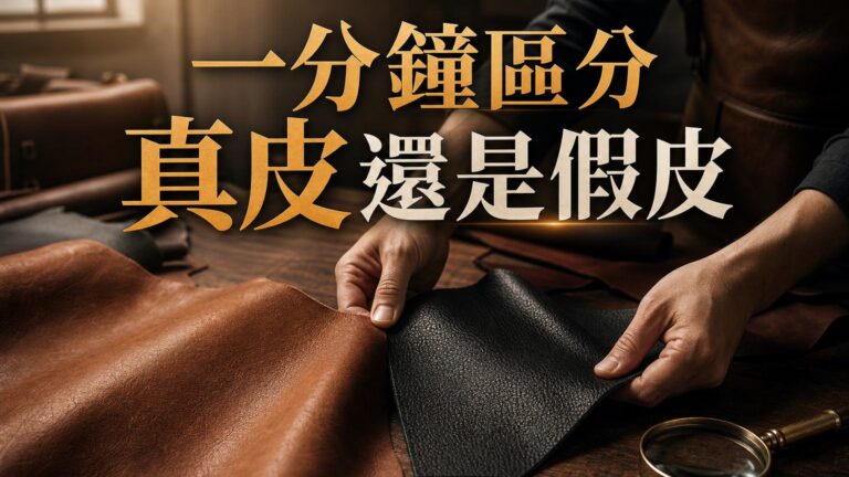 小心買到假貨！老師傅 教你『一分鐘』 區分 真皮還是假皮…所有皮革 都難逃你的法眼！