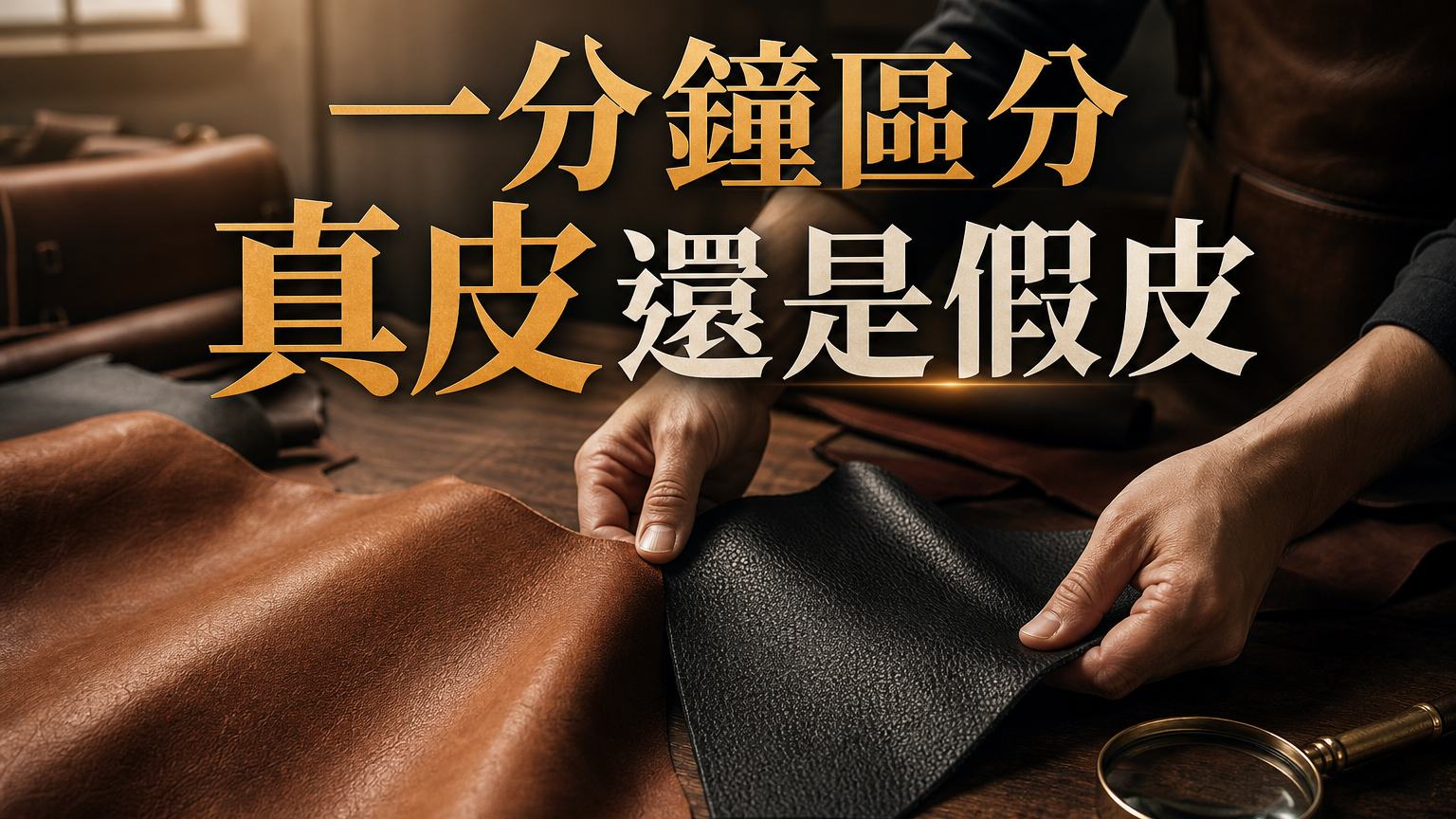 小心買到假貨！老師傅 教你『一分鐘』 區分 真皮還是假皮…所有皮革 都難逃你的法眼！