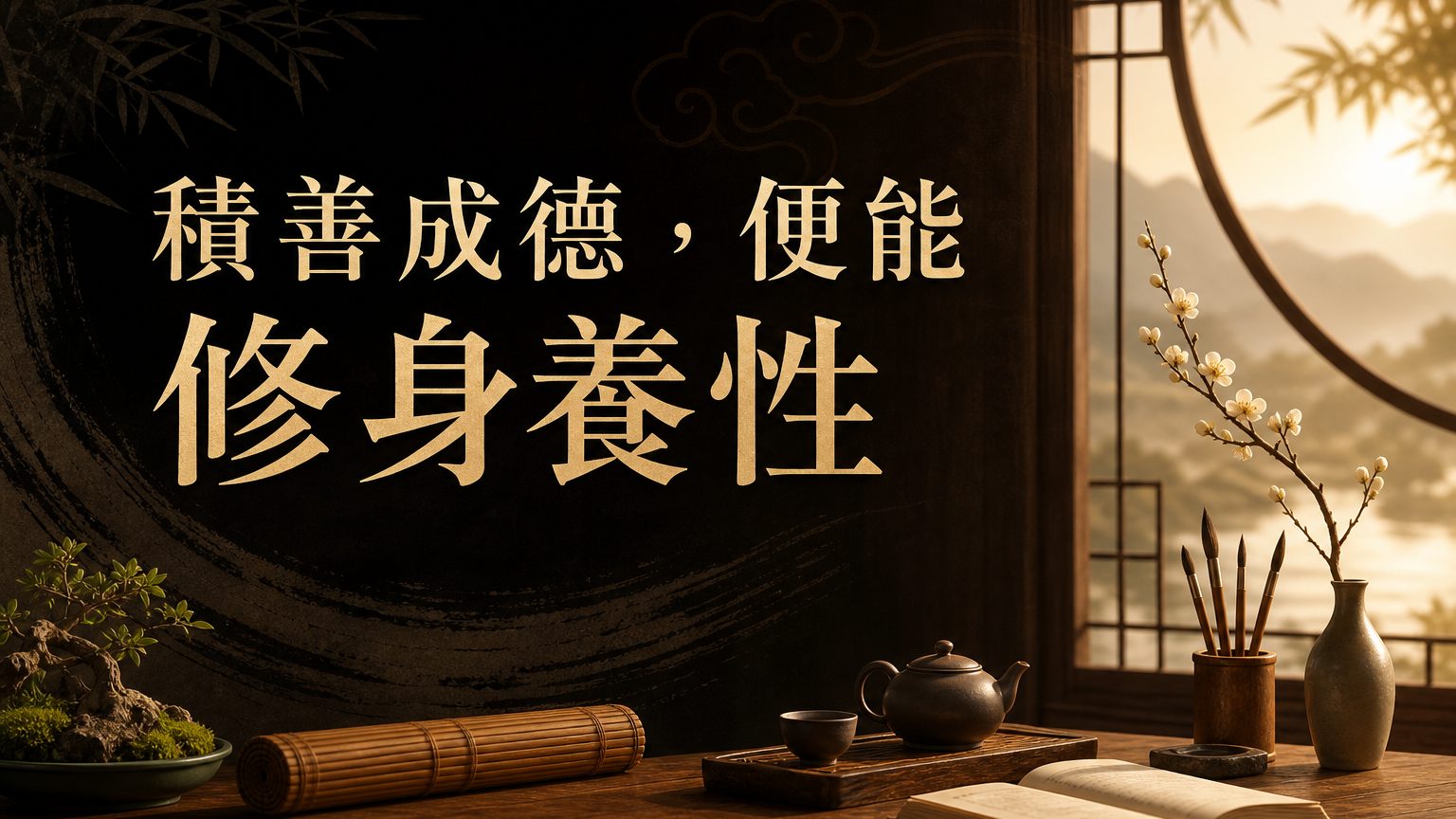 積善成德，便能 修身養性。１０條終身受用的個人禮儀修養，你做到幾項了呢？