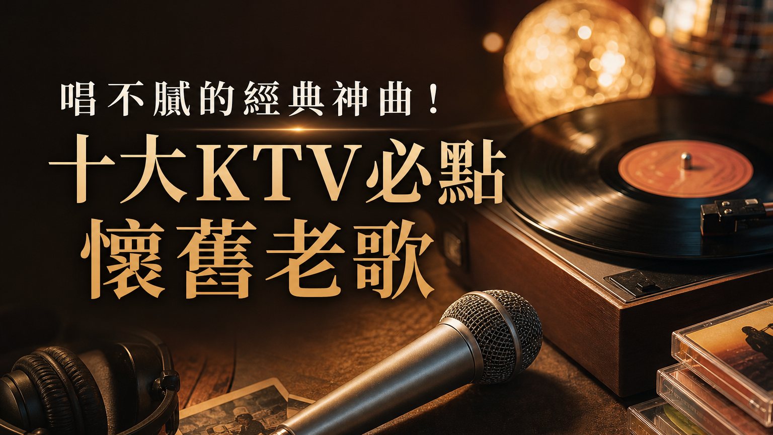 唱不膩的經典神曲！十大KTV必點懷舊老歌