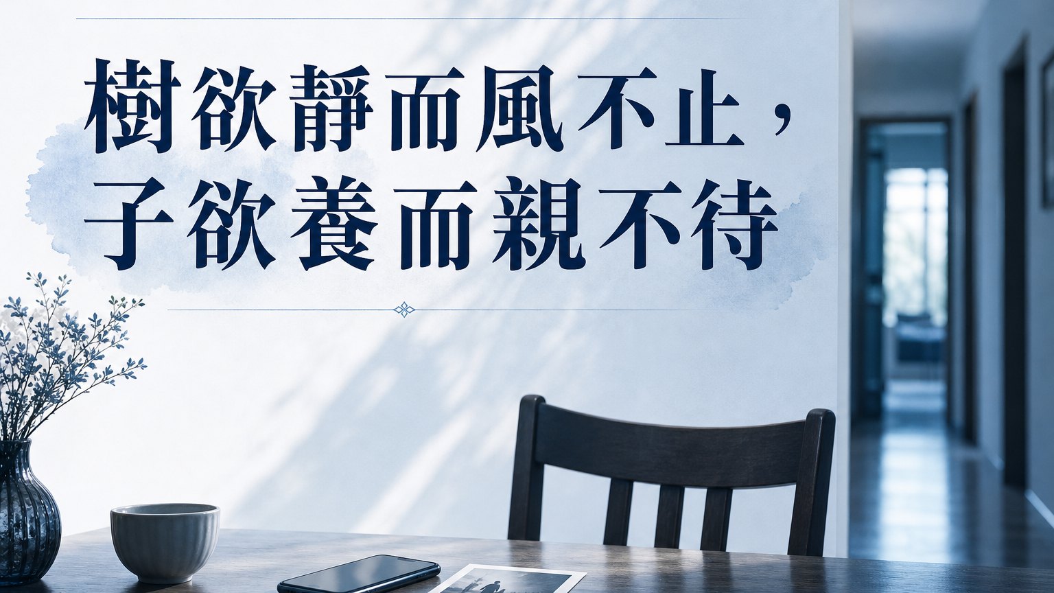 樹欲靜而風不止，子欲養而親不待：3 個理由告訴你 … 為什麼孝順不能等！