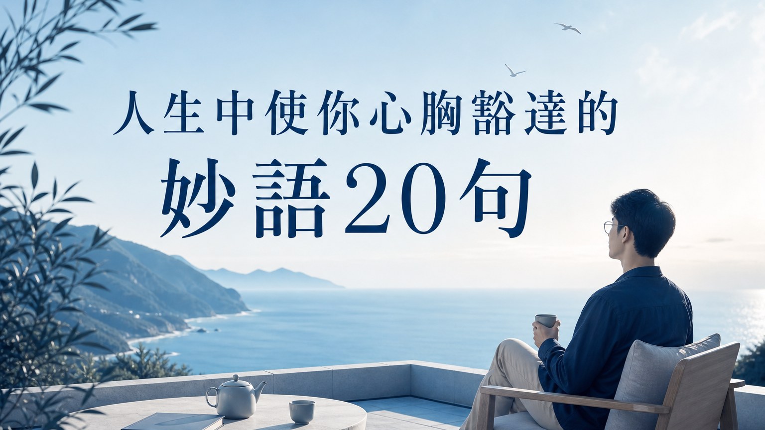 人生中使你心胸豁達的妙語20句
