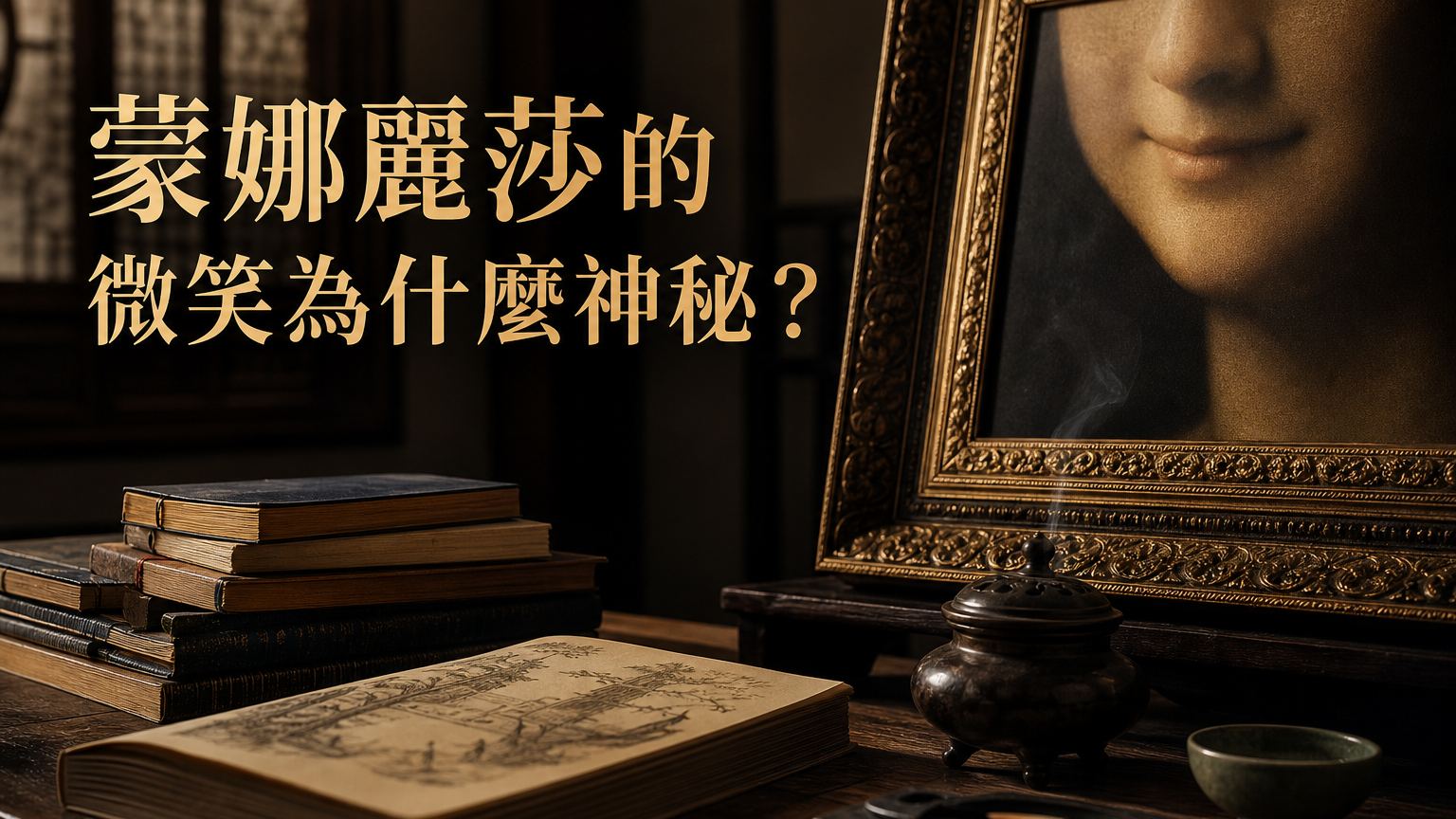 蒙娜麗莎的微笑為什麼神秘？她努力走遍巴黎的美術館 接收每一幅作品的生命痕跡 旅英歸國成為台灣之光