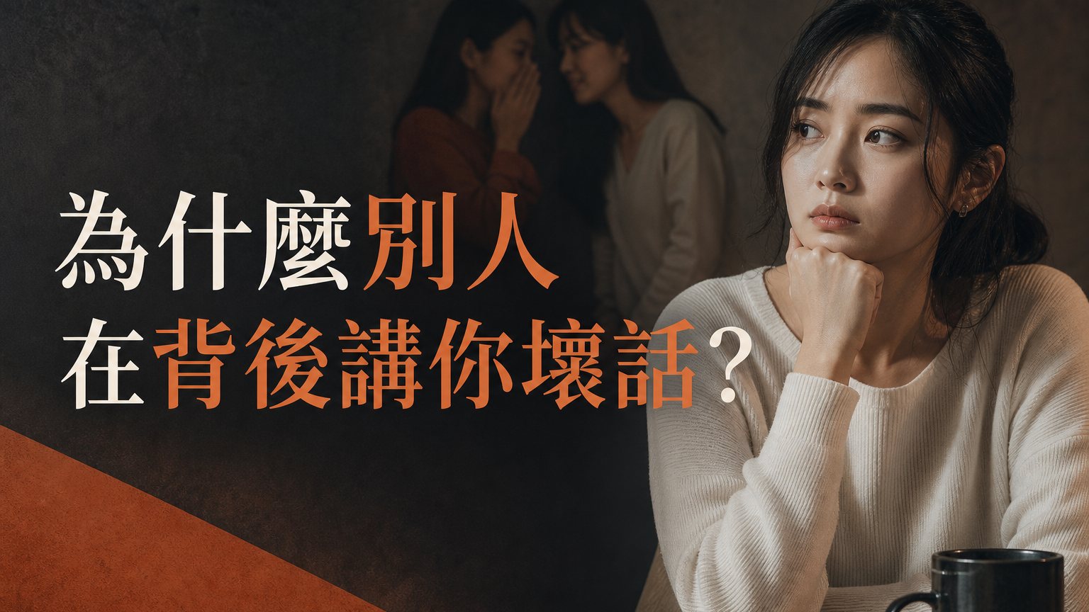 為什麼別人在背後講你壞話？不為什麼，只因為你走在他們的前面！