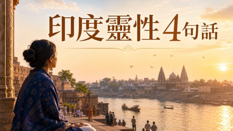 無論你遇見誰，他都是對的人－印度教導的靈性 4句話，句句都是醍醐灌頂！