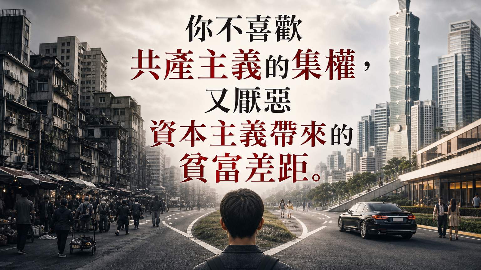 你不喜歡共產主義的集權，又厭惡資本主義帶來的貧富差距 … 台灣人 先改改心態吧！