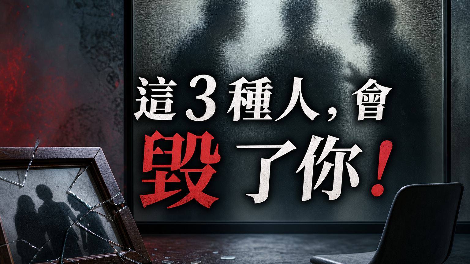 這 3 種人，會 毀 了你！請離他們越遠越好，不經意的行為，也可能害你 家破人亡…
