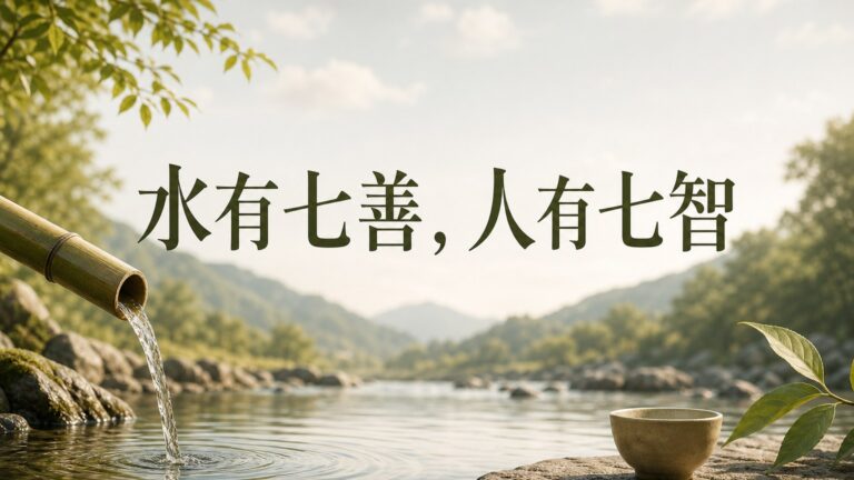 水有七善，人有七智