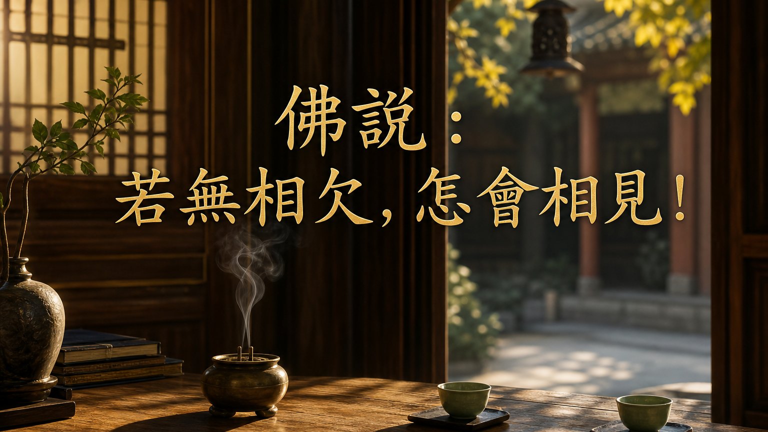 佛說：若無相欠，怎會相見！( 深度好文 )